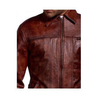 Leonardo dicaprio outlet leather jacket